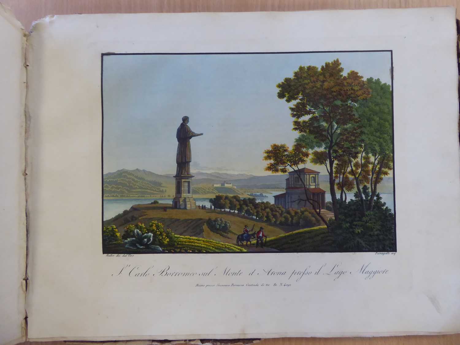 Bernucca (Francesco). Viaggio pittorico ai tre laghi ... c.1816-18 - Image 7 of 27