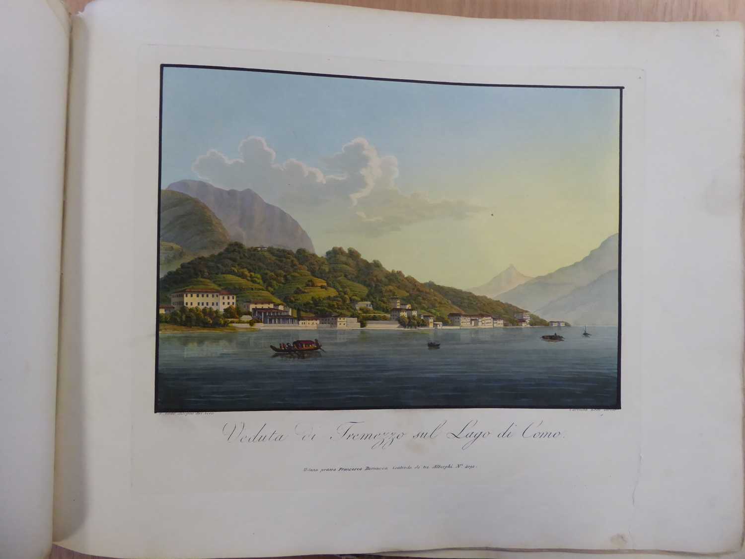 Bernucca (Francesco). Viaggio pittorico ai tre laghi ... c.1816-18 - Image 24 of 27