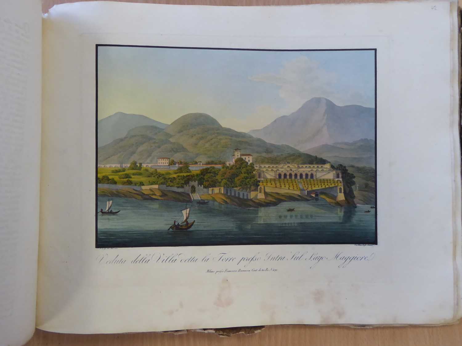 Bernucca (Francesco). Viaggio pittorico ai tre laghi ... c.1816-18 - Image 11 of 27