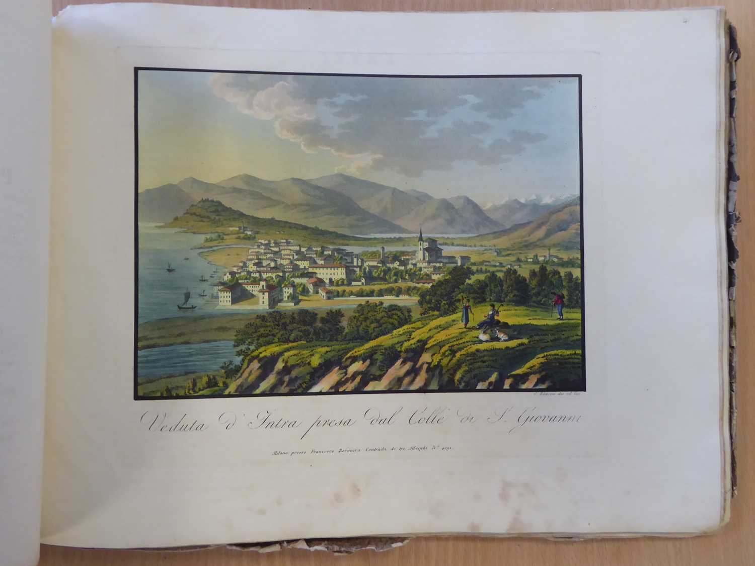 Bernucca (Francesco). Viaggio pittorico ai tre laghi ... c.1816-18 - Image 16 of 27