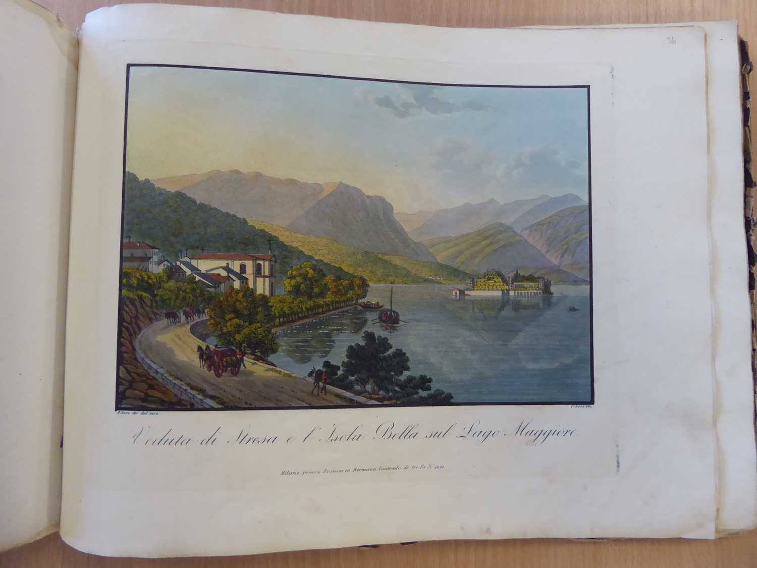 Bernucca (Francesco). Viaggio pittorico ai tre laghi ... c.1816-18 - Image 18 of 27