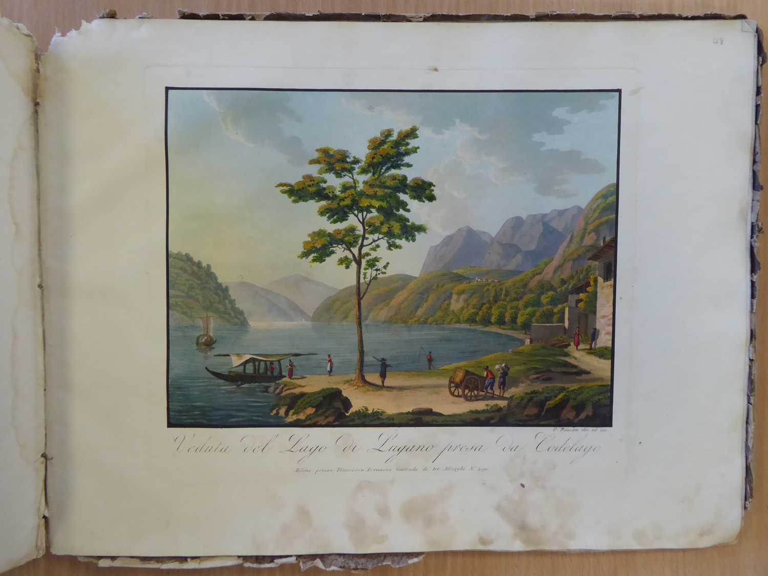 Bernucca (Francesco). Viaggio pittorico ai tre laghi ... c.1816-18 - Image 13 of 27
