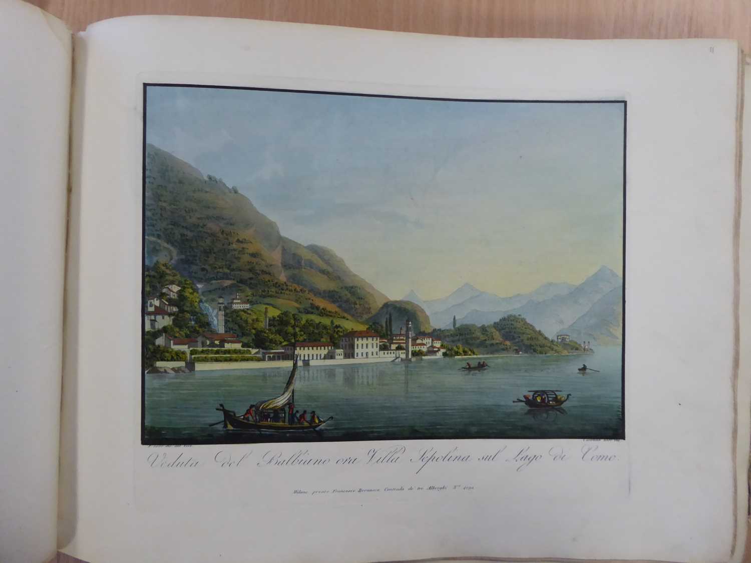 Bernucca (Francesco). Viaggio pittorico ai tre laghi ... c.1816-18 - Image 20 of 27