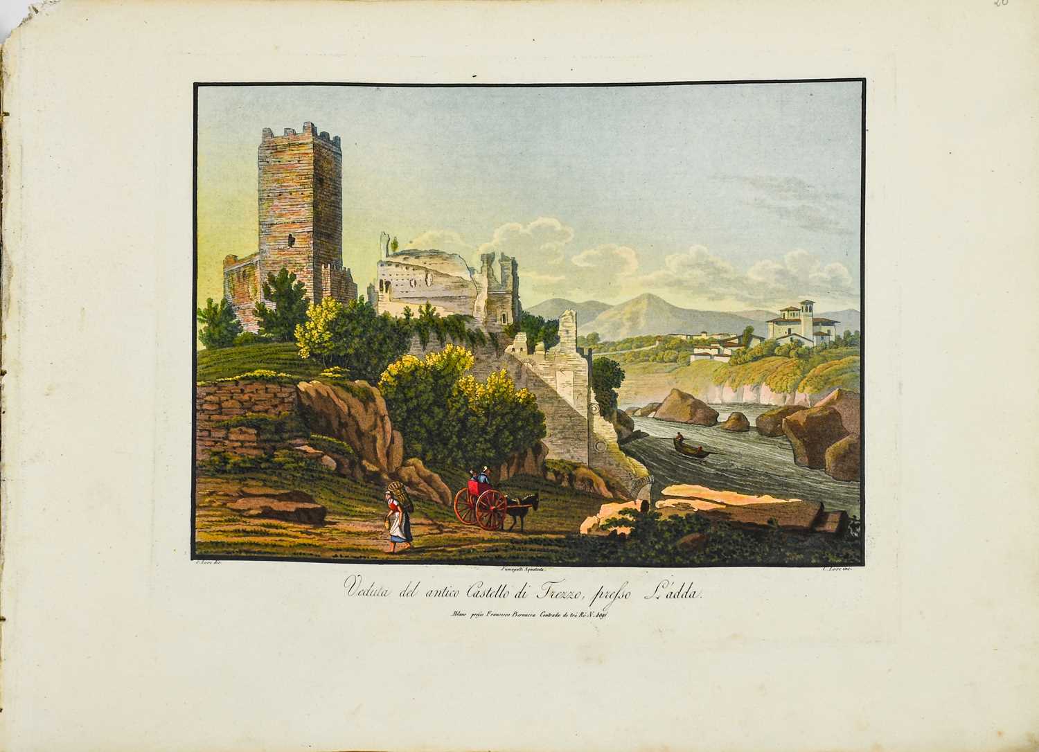 Bernucca (Francesco). Viaggio pittorico ai tre laghi ... c.1816-18 - Image 4 of 27