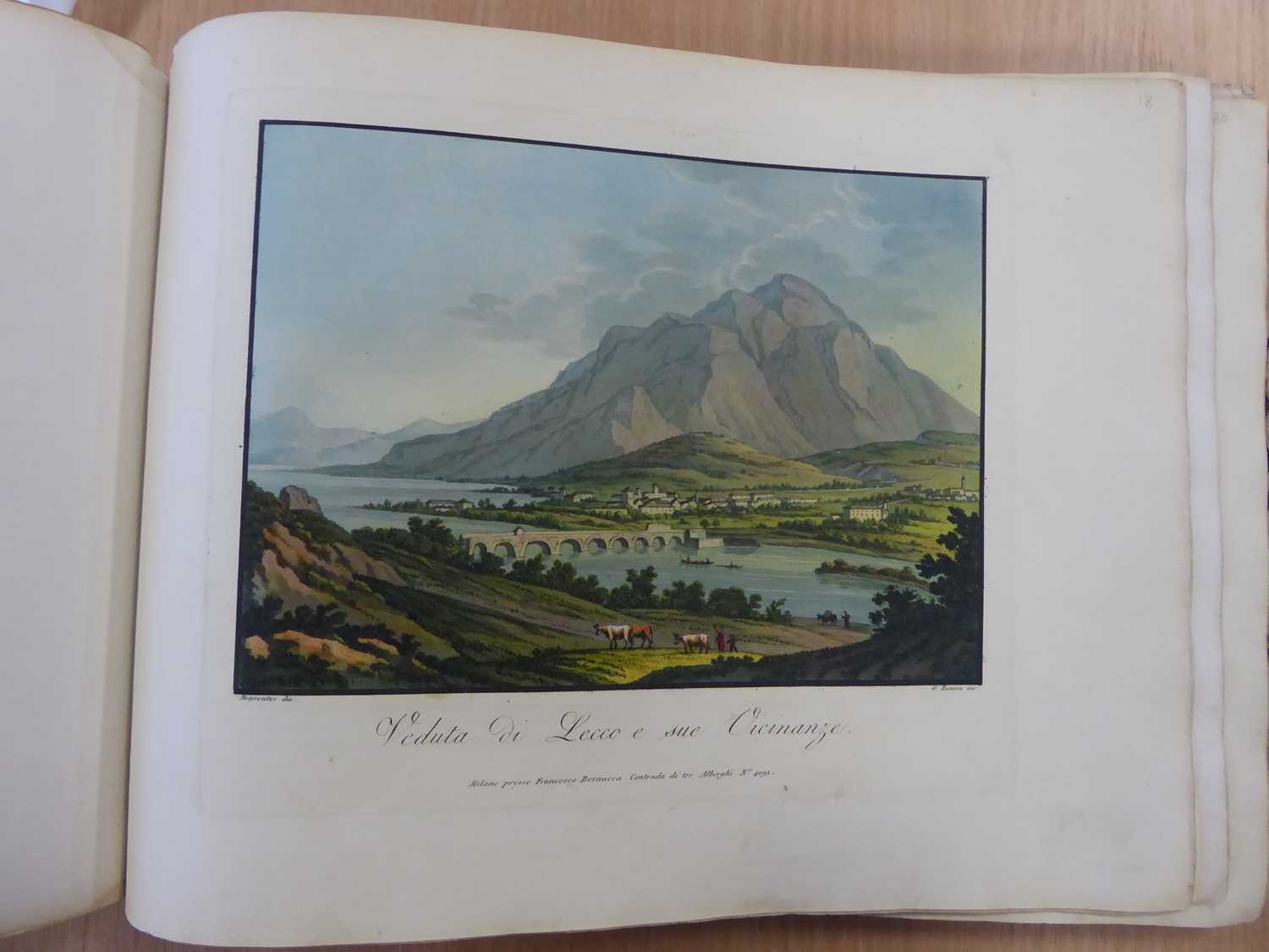 Bernucca (Francesco). Viaggio pittorico ai tre laghi ... c.1816-18 - Image 23 of 27