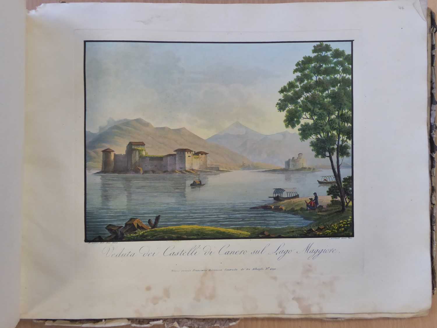 Bernucca (Francesco). Viaggio pittorico ai tre laghi ... c.1816-18 - Image 9 of 27