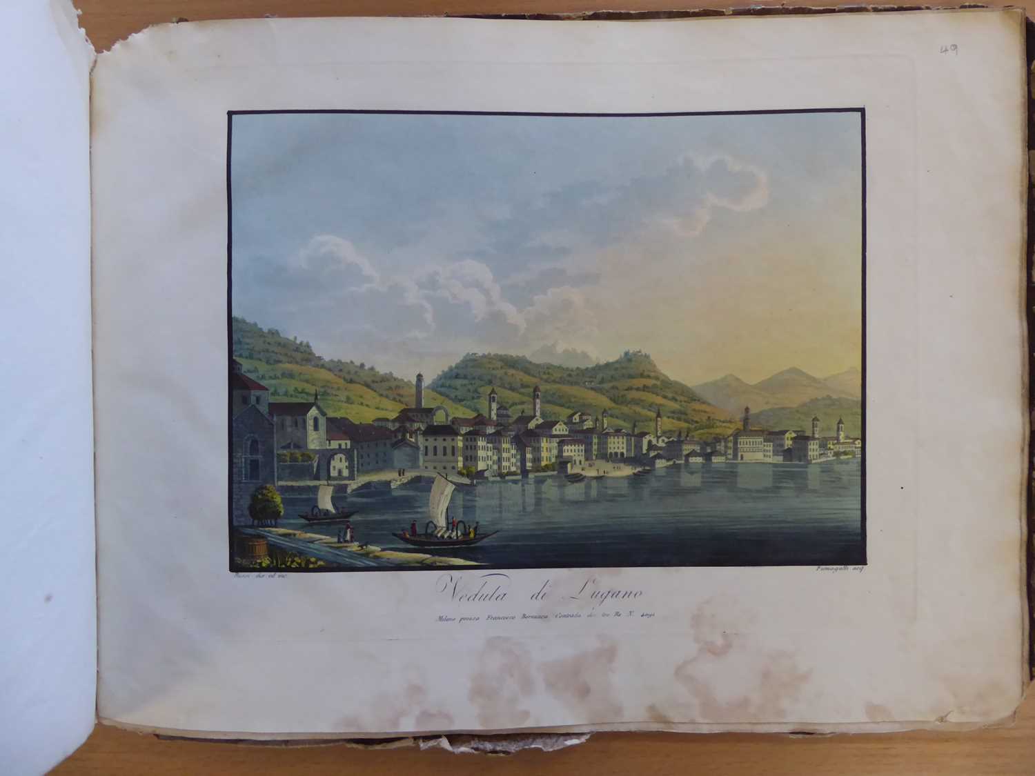 Bernucca (Francesco). Viaggio pittorico ai tre laghi ... c.1816-18 - Image 14 of 27