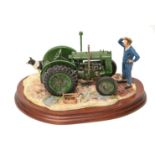 Border Fine Arts 'Won't Start' (Tractor, Farmer and Collie)