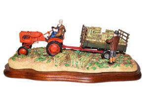 Border Fine Arts 'Cut and Crated' (Allis Chalmers Tractor)