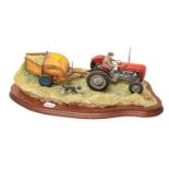 Border Fine Arts 'Hay Turning' (Massey Ferguson Tractor and Wuffler)