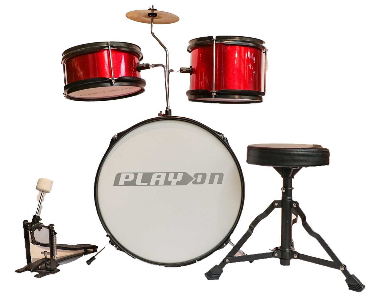 A play on child's drum kit