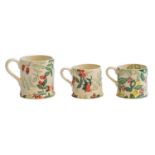 Emma Bridgewater, eight various small size cups in various designs, including discontinued version