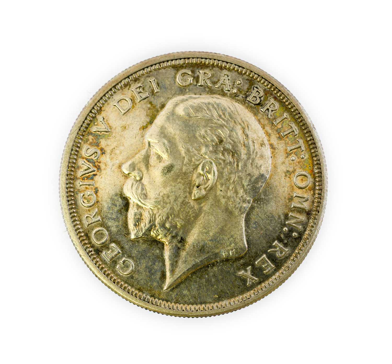 George V, Proof Crown 1927, obv. a few very faint hairlines & trivial contact marks, uneven blue/ - Image 2 of 2