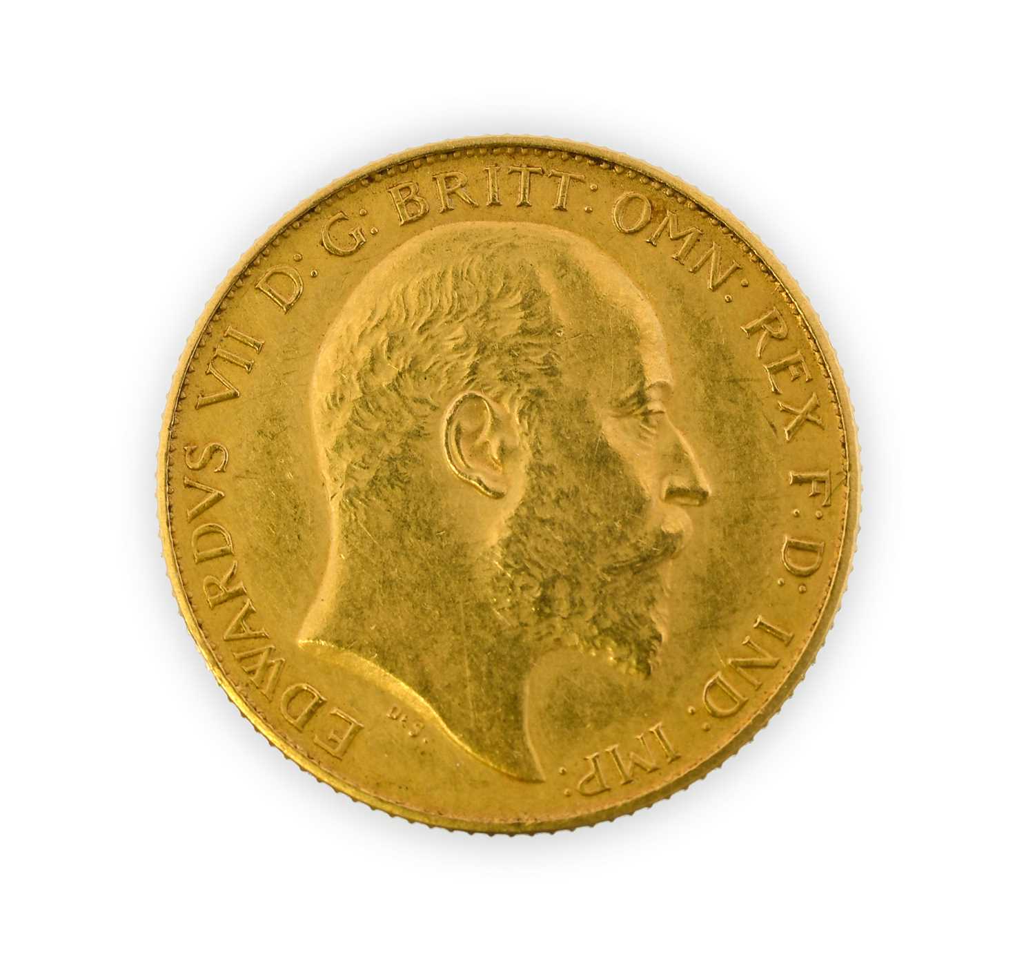 Edward VII, Half Sovereign, 1902 matt proof, bare head, (S.3974A). Slightly impaired, a little - Image 2 of 2