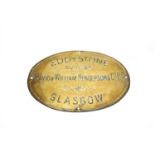David & William Henderson & Co Ltd Shipbuilders Plate