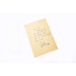 Keith Richards Handwritten Letter
