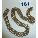 9ct gold belcher chain, 2ft long, approx. 22.5g