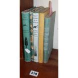 Five Robert Gibbings hardback books, c. 1940's, three with dustjackets
