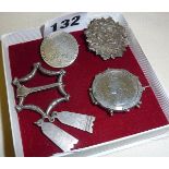 Sterling Silver Kalupe Canadian medal style brooch, Victorian hallmarked silver brooch, 1897