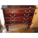Reproduction small chest of four drawers