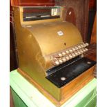 Large Edwardian shop till or cash register