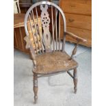 Wheelback Windsor armchair