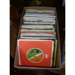 Approx. 65 vinyl singles, 1970's disco/soul, average condition