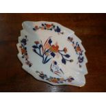 Shaped oval porcelain dish marked Vista Allegre, Portugal