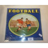 Football - 1930's vintage coloured Spanish fruit crate label, 9.5" x 10.5"