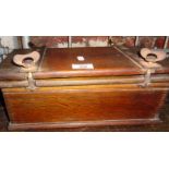 Collectors oak flower press storage box