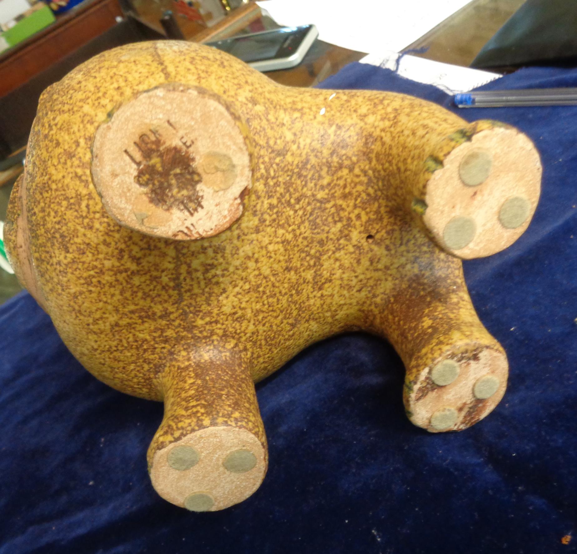 Studio Pottery - Gustavsberg Art Pottery model of a bulldog by Lisa Larson of Sweden - Image 2 of 4