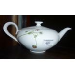 A Villeroy & Boch bone china "Wildberries" tea pot