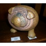 Studio Pottery - Gustavsberg Art Pottery model of a bulldog by Lisa Larson of Sweden