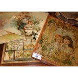 Victorian printed wood block children's puzzle game