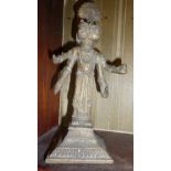 Antique bronze statuette of the Hindu God Brahma