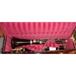 Besson & Co. 2 piece Class A Clarinet (no.1838) in leather case