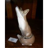 Royal Copenhagen porcelain grey fox 1475