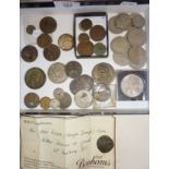 Assorted coins and medallions