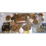 Old coins, some silver