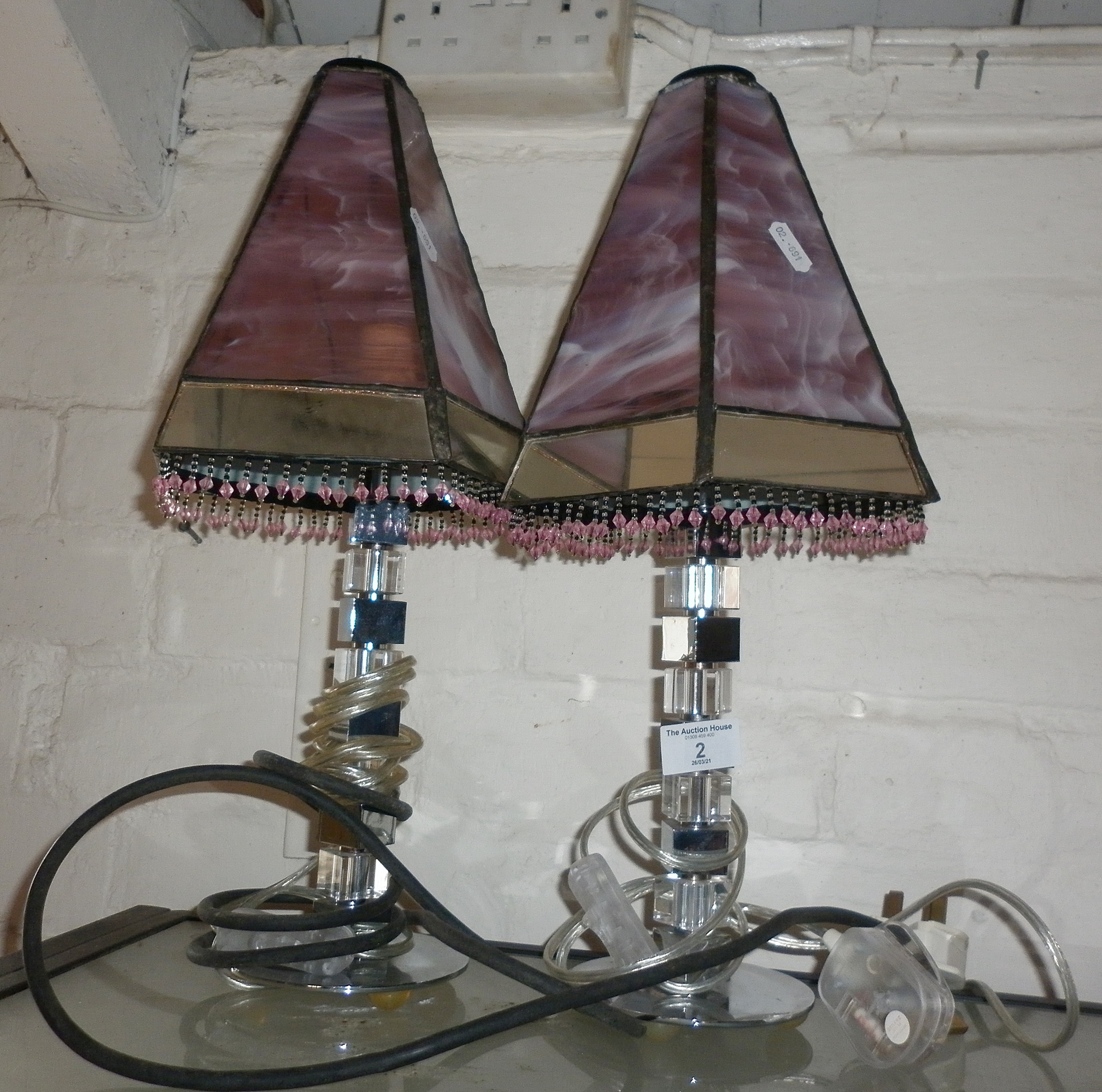 Pair of table lamps