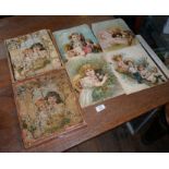 Victorian printed wood block children's puzzle game