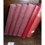 Four volumes of the "Amateur Mechanic", and another similar