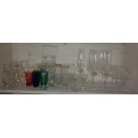Champagne Flutes and other drinking glasses