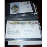 Two albums containing approx. 67 Post Office First Day Covers, 1970's - 1980's