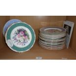 21 Chelsea Flower Show Wedgwood and Royal Doulton bone china plates (with COA's)