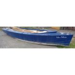 French wooden sailing dinghy