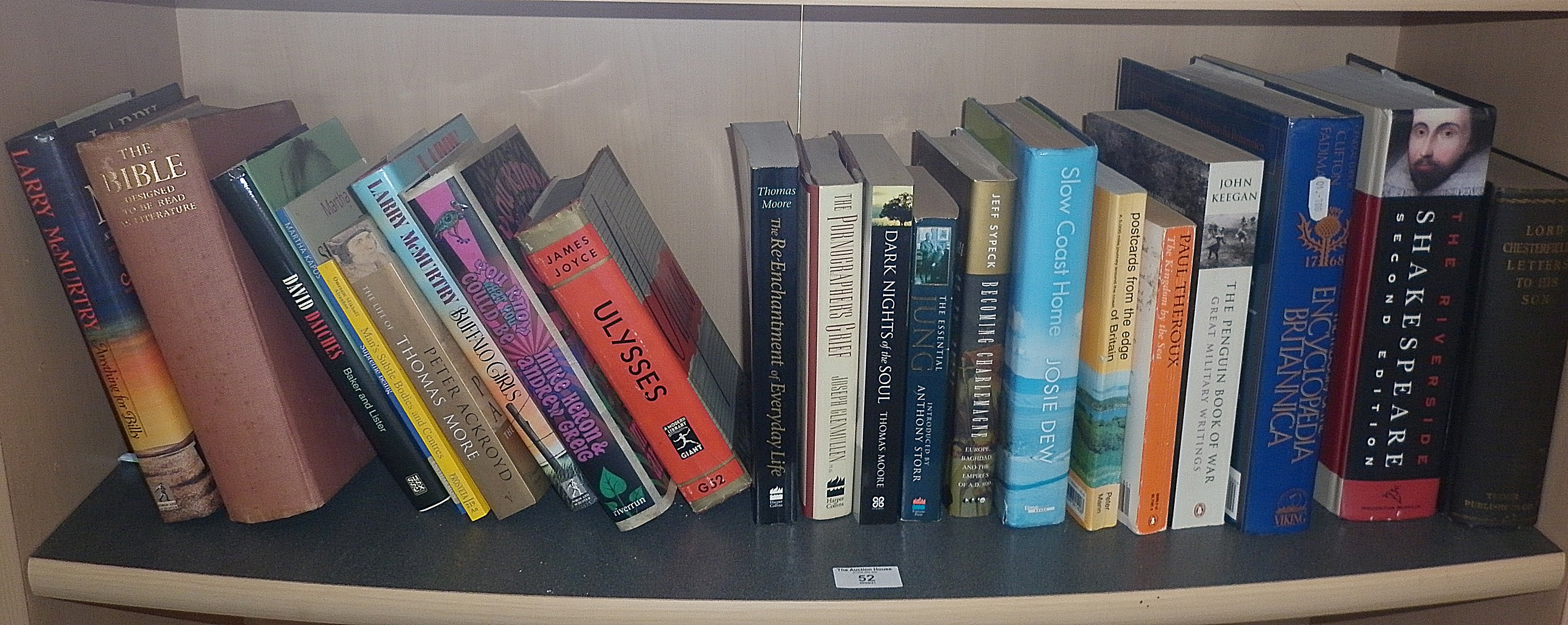 Shelf of miscellaneous books