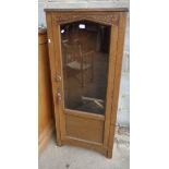 Oak cabinet with glass door