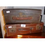 Two small attache cases