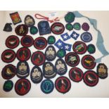 Good collection of vintage cloth badges, mainly Girl Guides